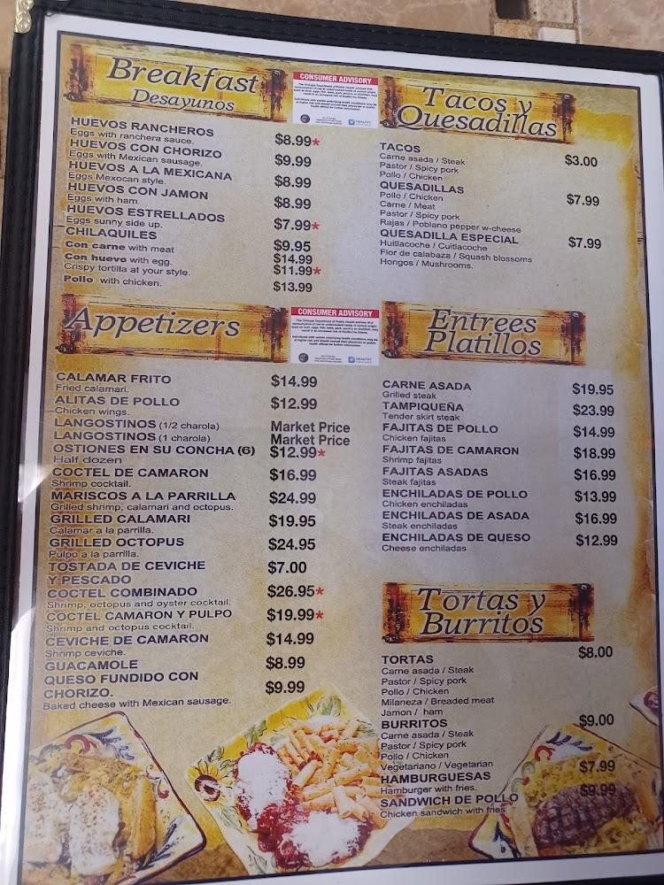 Los Langostinos Restaurant Menu image 3